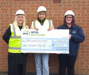 EMR Nottingham supports homeless youths through partnership with local charity, Open Homes Nottingham EMR Nottingham supports homeless youths through partnership with local charity, Open Homes Nottingham - The Aluminium Federation
