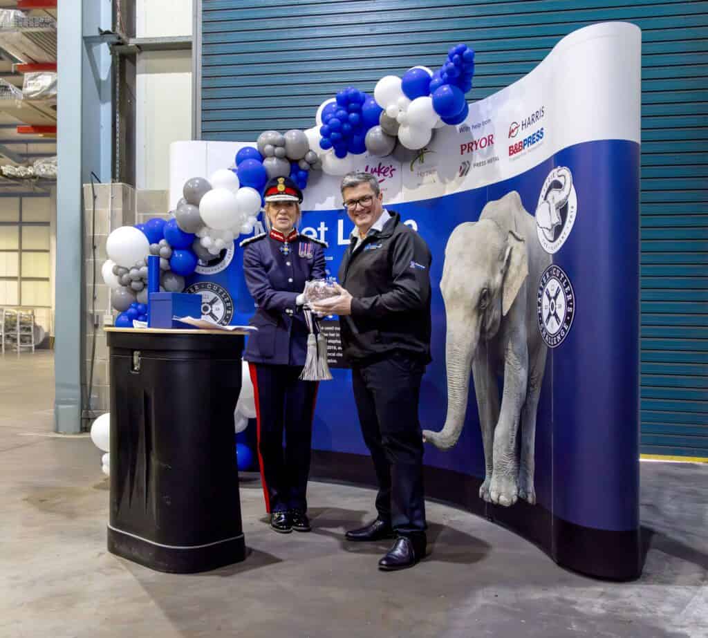 This image has an empty alt attribute; its file name is Lord-Lieutenant-of-South-Yorkshire-presents-the-Kings-Award-for-Enterprise-to-Senior-Architectural-Systems-managing-director-Mark-Wadsworth-1024x923.jpg