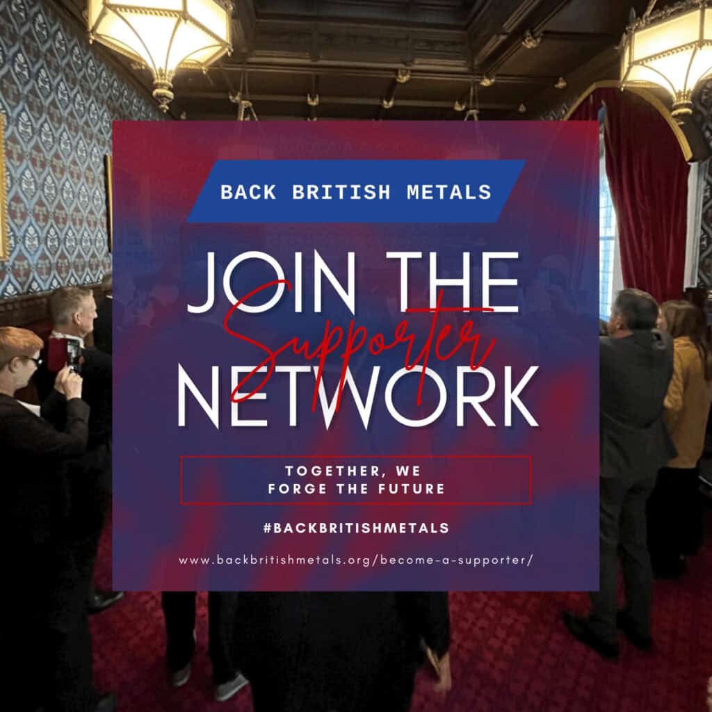 Back British Metals to Launch Supporter Network at UK Metals Expo 2025 - The Aluminium Federation
