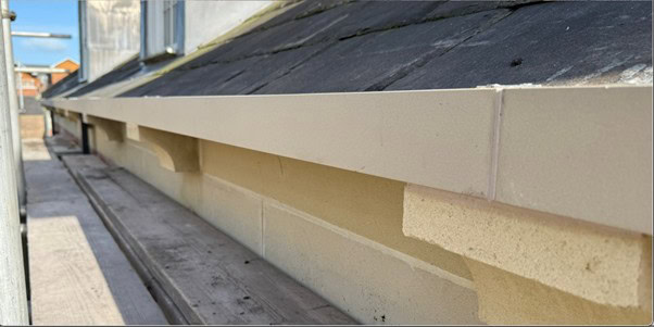 Member News: Powdertech 'Sandstone' is the perfect finish to match sandstone on a residential building - The Aluminium Federation