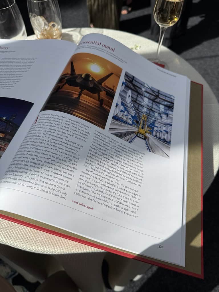 ALFED Featured in Official Monarchy & Democracy Publication Celebrating 100 Years of Leadership, Industry and National Progress - The Aluminium Federation